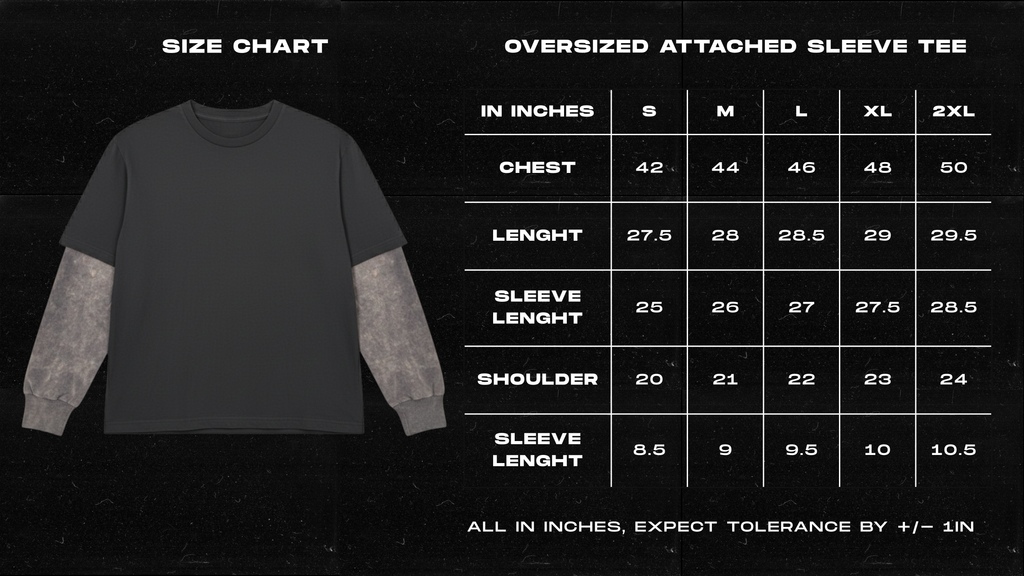 MONO — Oversized Tee (100% French Terry Cotton)