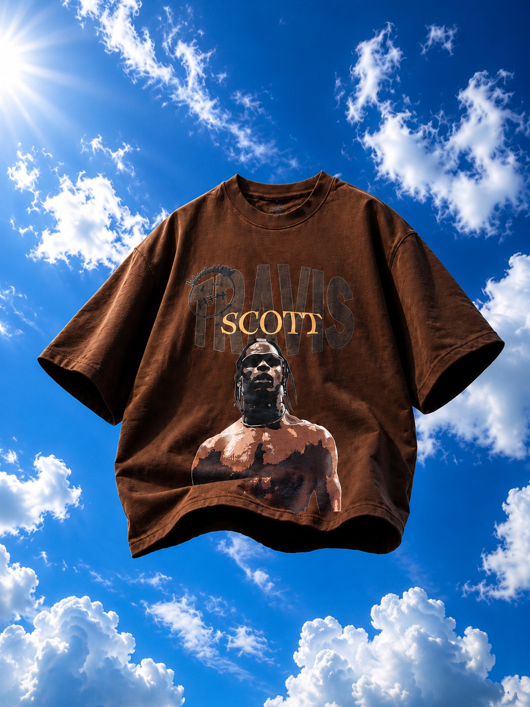 COFFEE RUN — Oversized Tee (100% French Terry Cotton)