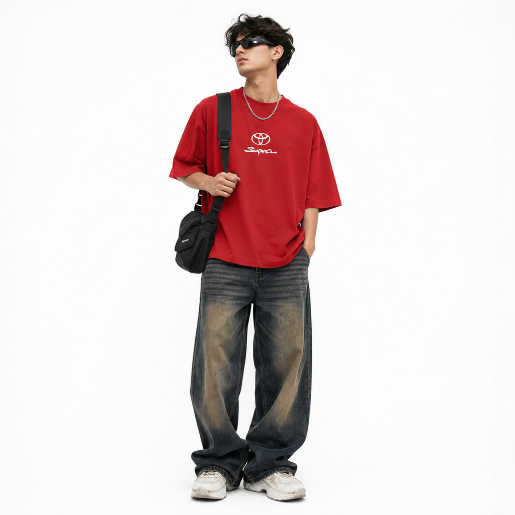 BLOOD MOON — Oversized French Terry Tee