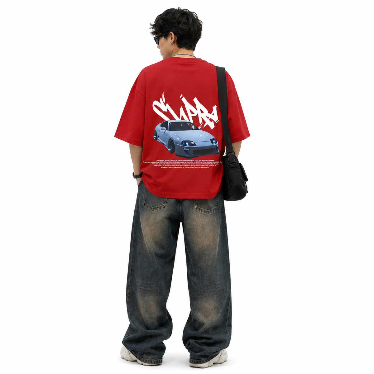 BLOOD MOON — Oversized French Terry Tee