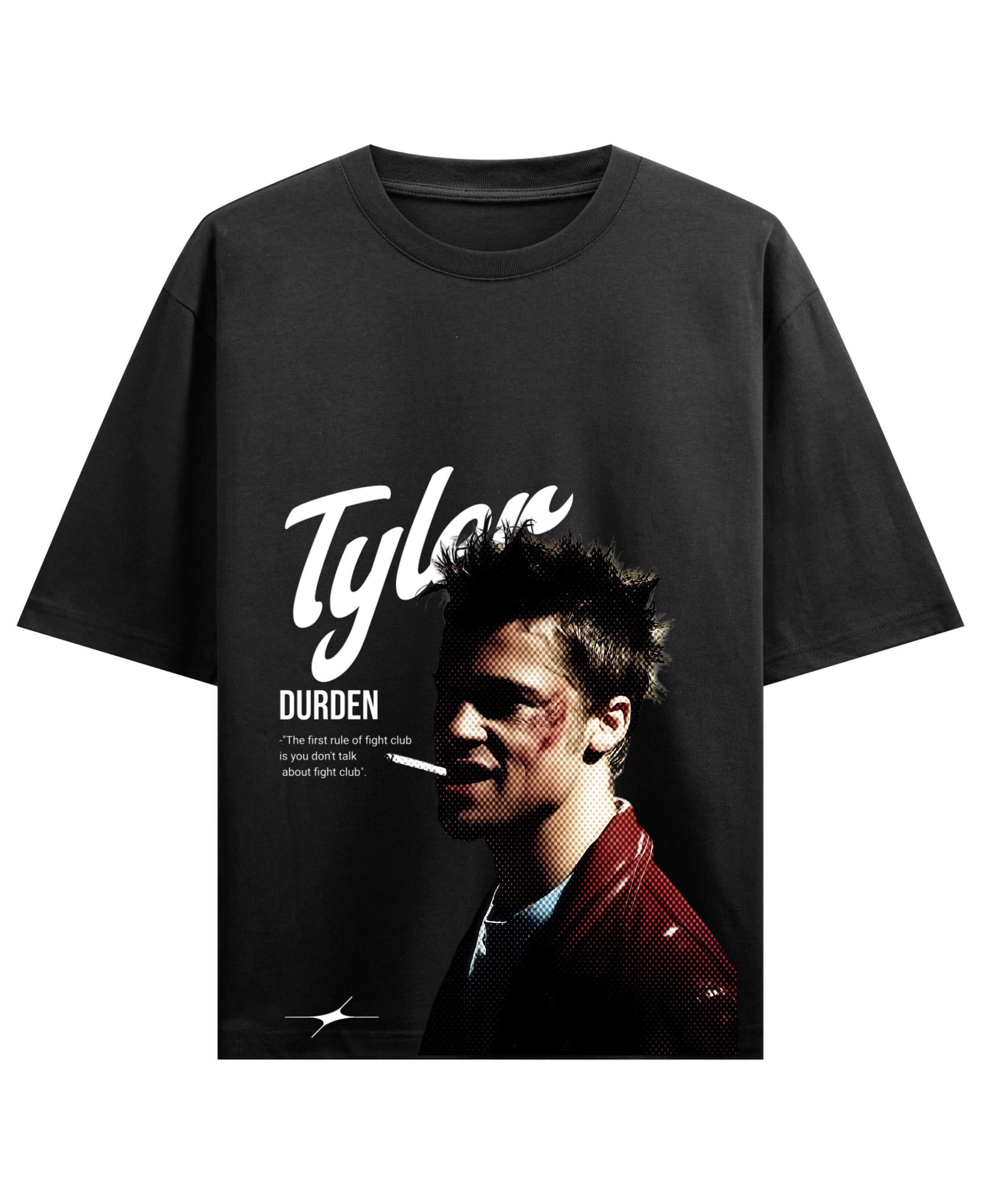 Black Oversized T-shirt Front Design